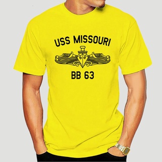 [S-5XL] ใหม่ เสื้อยืดลําลอง แขนสั้น พิมพ์ลายกราฟิก Streetwear Usn Us Navy Uss Missouri Bb-63 2785X Nceeho17Bbclbc45