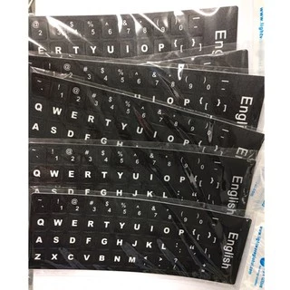 สติกเกอร์คีย์บอร์ด ภาษาไทย อังกฤษ / Thai English Keyboard sticker สติ๊กเกอร์ภาษาไทยแบบ 3M / เรืองแสง ITcam