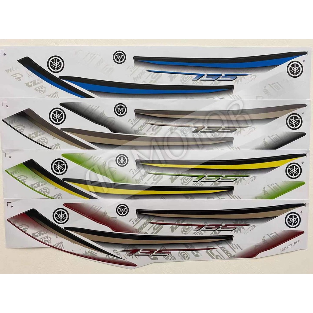 YAMAHA LC135 V2/ V3 / V4 / V5 / V6 ( 7 ) STRIPE STICKER YAMAHA