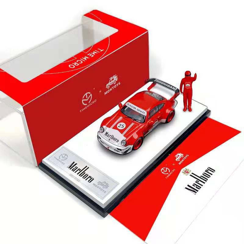 TIME MICRO X MOXTOYS 1/64 RWB 964 MARLBORO LIVERY พร้อมฟิกเกอร์ MOREART