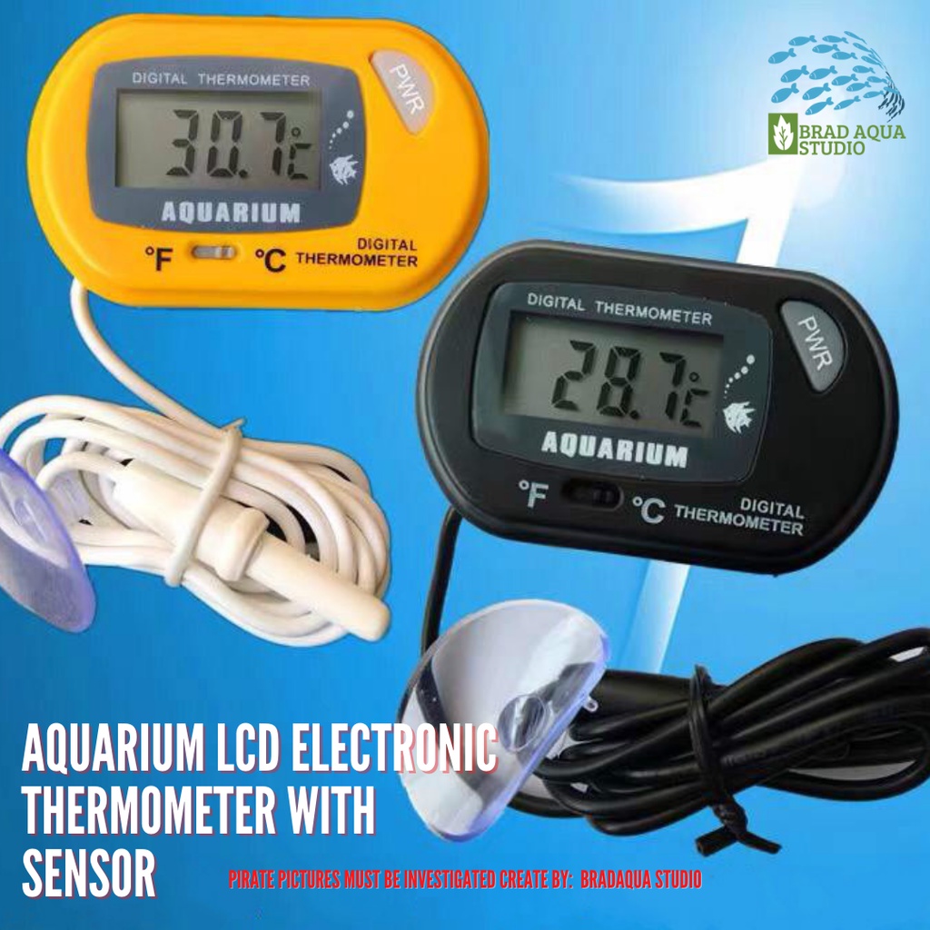 AQUARIUM LED Electronic Waterproof Digital Pet Aquarium Fish Tank Thermometer with Sensor