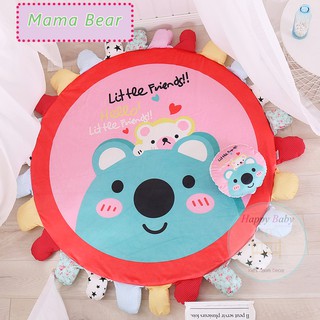 เบาะรองนั่ง/นอน ลายแม่หมีกับลูกน้อย Mana bear แถมหมอน 1 ใบ รุ่น CM#005