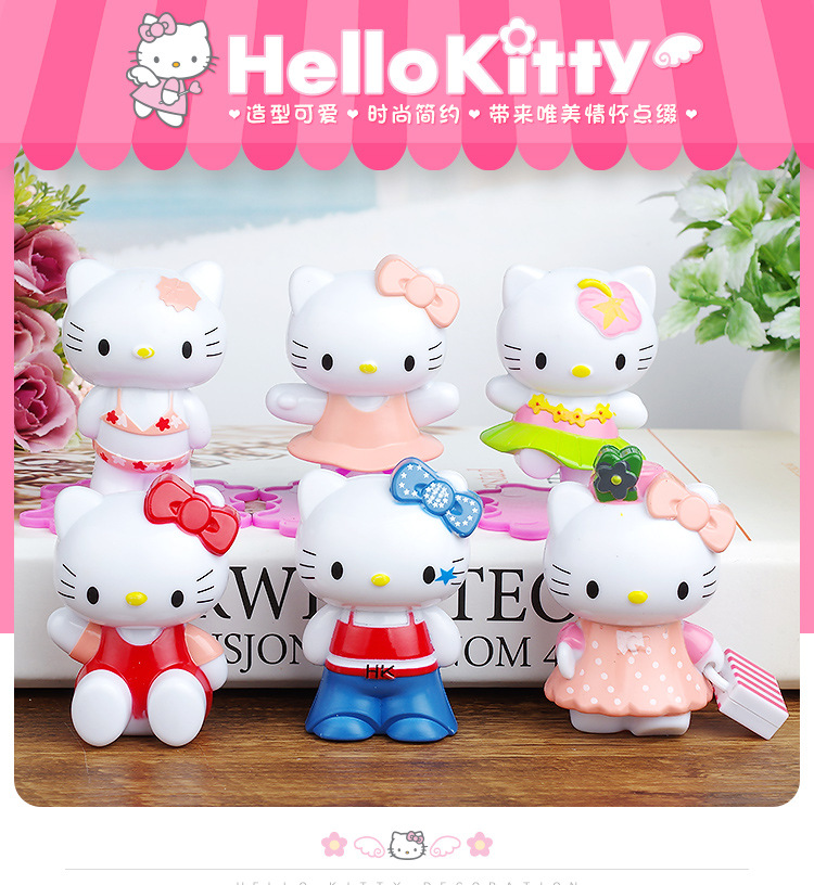 โมเดลคิตตี้ 6 ตัว/ ชุด 
 - รูปที่ 4