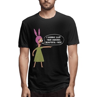 [S-5XL]ขายดี เสื้อท็อป ลาย BobS Burgers I Wanna Slap Your Face ขนาดใหญ่ ของขวัญวันเกิด สําหรับผู้ชาย IFceli31GFngfj43