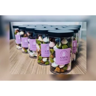อาลัวคละ 4 รส(อบควันเทียน,รสชาเขียว,รสชาไทย,รสโกโก้บอมบ์) ขนาด 250 กรัม หวานกำลังพอดี รับประกันความอร่อย