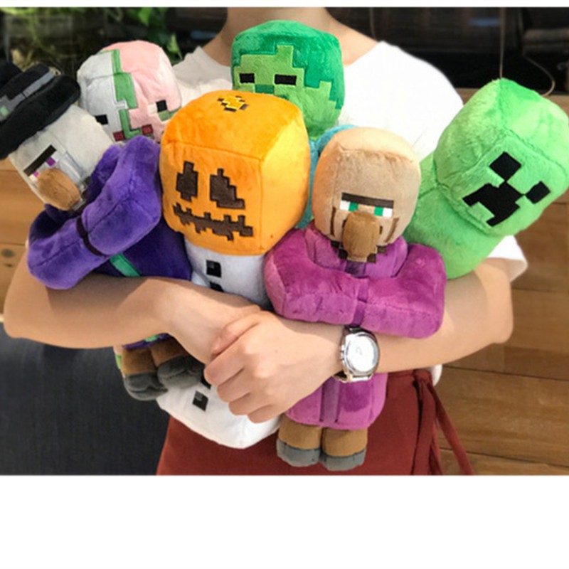 ต กตาของเล น Minecraft Creeper Enderman หมาป าสเต ก Shopee Thailand