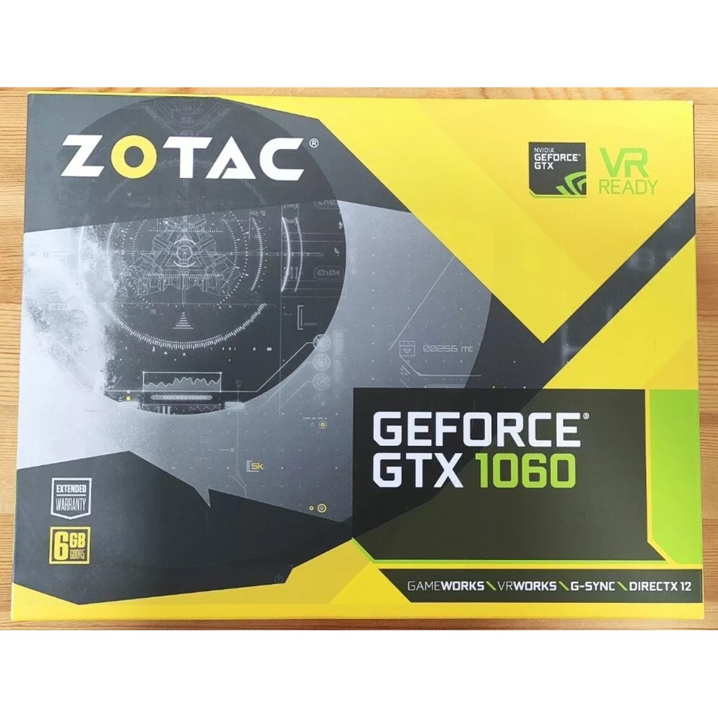 Brand New Original Sealed Zotac GeForce GTX 1060 6G GTX1060 6GB Graphics Card Nvidia