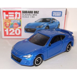 รถเหล็ก โมเดลรถ Tomica No.120 Subaru BRZ