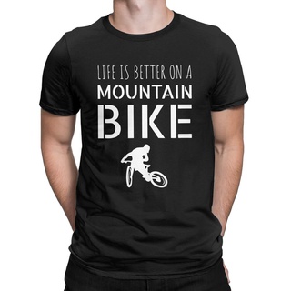 เสื้อยืดคอกลม ผ้าฝ้าย 100% พิมพ์ลายจักรยานเสือภูเขา MTB BMX 2022S-5XL