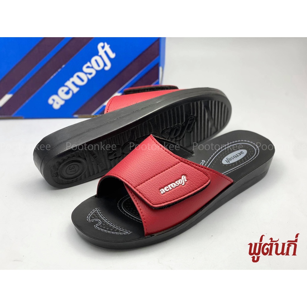 Aerosoft รองเท้าแตะผู้หญิง แบบสวม แอโร่ซอฟ รุ่น 2102 ไซส์ 35-41 ของเเท้ พร้อมส่ง