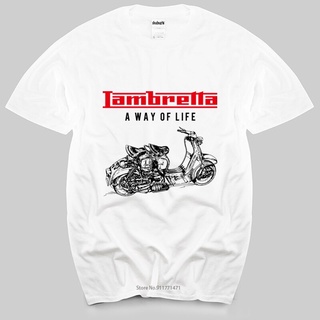 [S-5XL]เสื้อยืดคอกลม พิมพ์ลาย Uomo Lambretta Innocenti 50 125 150 สไตล์อิตาลีวินเทจ สําหรับผู้ชาย