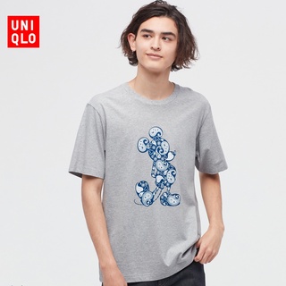 Uniqlo เสื้อยืด แขนสั้น ลายมิกกี้เมาส์ สําหรับผู้ชาย ผู้หญิง (UT)