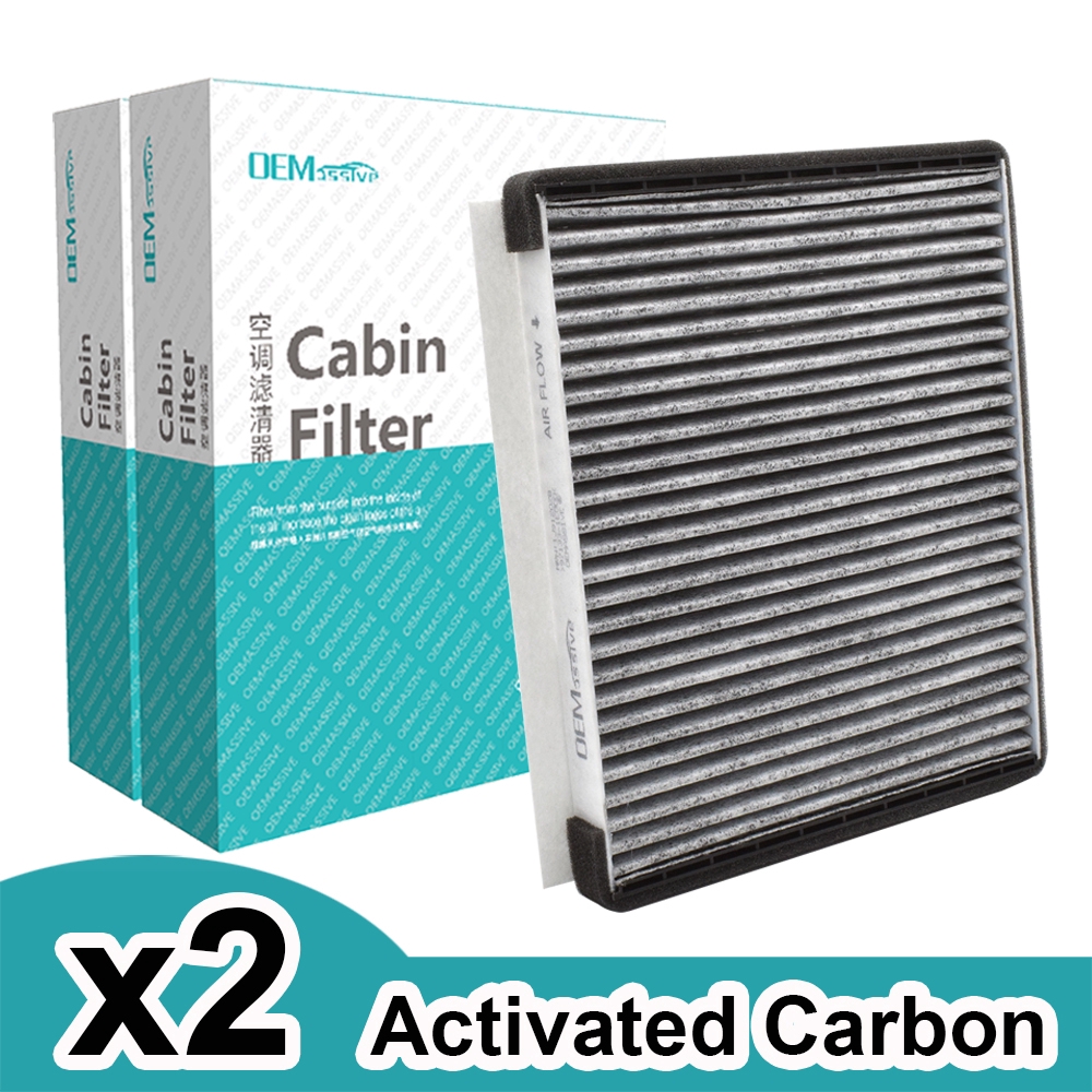 2pc Car Accessories Pollen Cabin Air Filter For Hyundai Accent I30