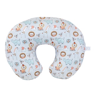 [ใช้ 2 โค้ดลดเพิ่ม] Boppy Nursing Pillow - Silver Sketch หมอนรองให้นมเด็กสำหรับคุณแม่