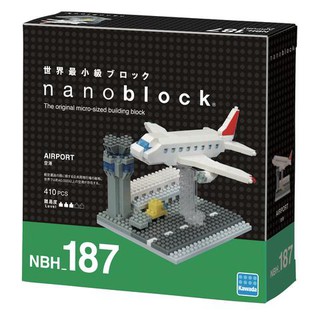 ของแท้จากญี่ปุ่น!!! (หายาก) Kawada NBH_187 Nanoblock Airport ตัวต่อนาโนบล็อคสนามบิน