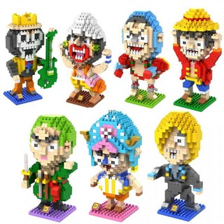 ตัวต่อจิ๋วแบบเหมือนเลโก้นาโน Brick and block lego nano เป็นโมเดลเหมือนการ์ตูนดังวันพีช LOZ one piece