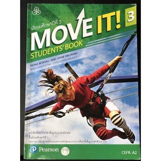 หนังสือเรียน ภาษาอังกฤษ  MOVE IT ! 3  student’s book หนังสือมือสอง (มีรอยเขียน3-4หน้า)