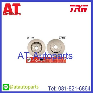 จานคู่ดิสเบรค-คู่ดรัมเบรค LEXUS RX300,350 Harrier U3 R.DISC **No.DF4493Sหน้า-DF7257Sหลัง **ยี่ห้อ TRW **ราคาขายต่อคู่