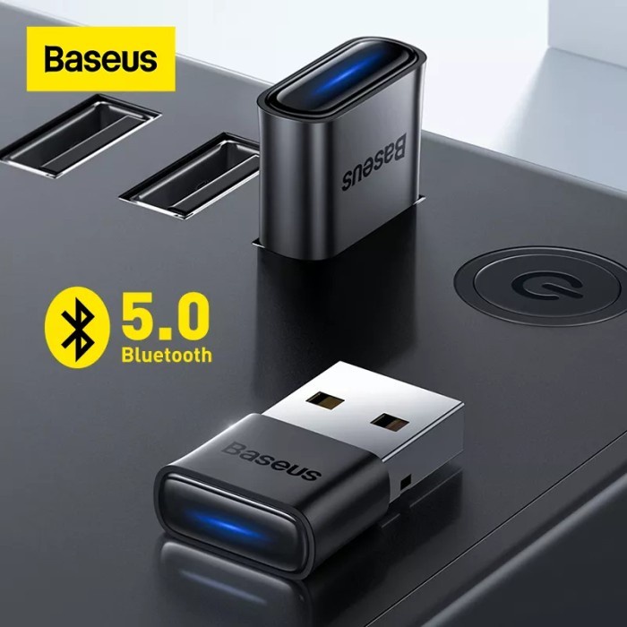 BASEUS USB DONGLE BLUETOOTH ADAPTER 5.0 สําหรับเสียงไร้สายแล็ปท็อปพีซี