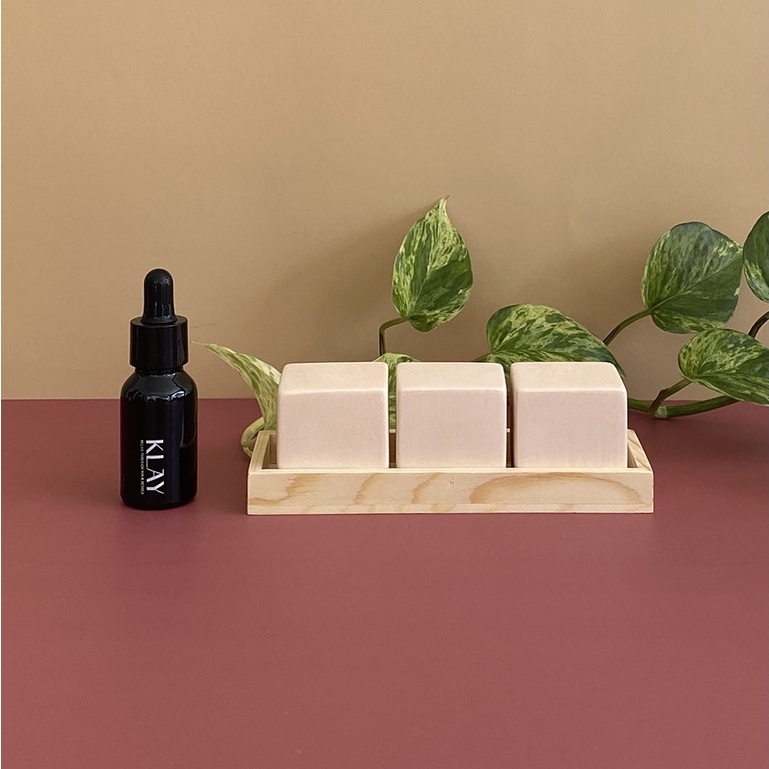 KLAY Cube ก้อนเซรามิกกระจายกลิ่น Compact Diffuser เป็นน้ำมันหอมระเหยปรับอากาศในบ้าน