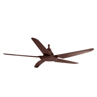 พัดลมเพดาน พัดลมไม่มีโคมไฟ CARINI 57CM 5ใบพัด น้ำตาล โคมไฟภายใน โคมไฟและหลอดไฟ CEILING FAN CARINI 005 57CM BROWN