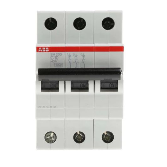 Breaker ABB 3Pole 10A (เบรคเก้อ ABB 3Pole 10A) SH203-C10
