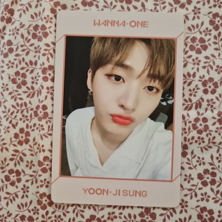 [แท้] โฟโต้การ์ด ยุนจีซอง Yoon Jisung WANNA ONE Undivided Album Photo Card