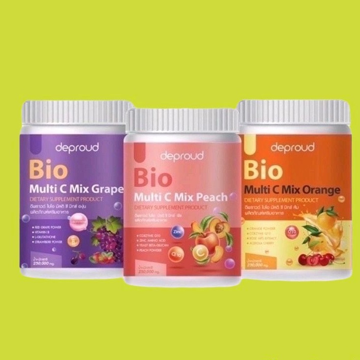 Bio Multi C Mix Peach รสพีช มีคอลลาเจนปรับผิว - dd.meechai569 - ThaiPick
