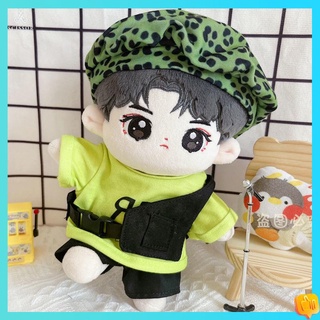 ชุดตุ๊กตา 10cm ชุดตุ๊กตา Cotton Doll 20 ซม. เซนติเมตรเสื้อผ้าเด็กสปอตแฟน Fengku รูปหล่อบนเวทีการติดตั้ง t -shirt เสื้อกั๊กเสื้อกั๊กอุปกรณ์ทดแทน