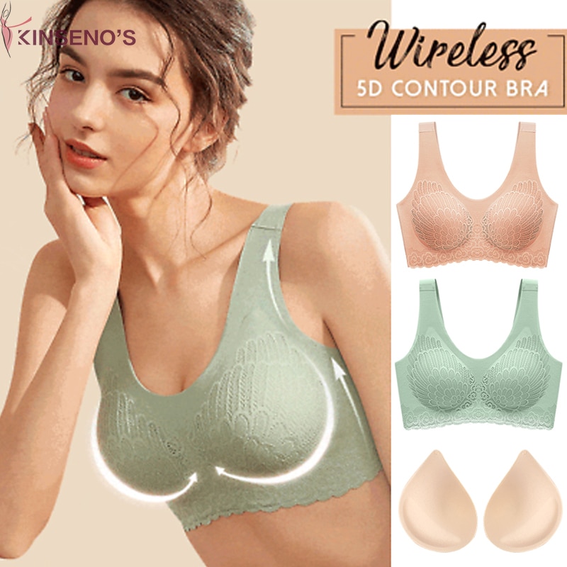 wireless latex contour bra