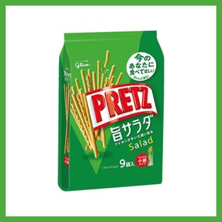 Glico Pretz Salad 9P  กูลิโกะ เพรทซ์รสสลัด 143G