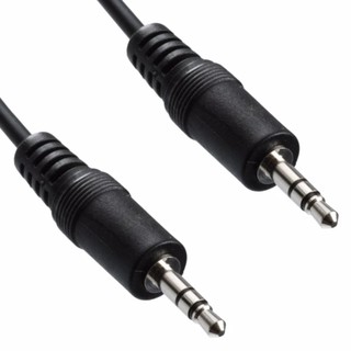 สาย AUX (M-M) 3.5มม. ยาว 3 เมตร (สีดำ) สายแจ็ค3.5mm Stereo Audio plug Cable  #1010