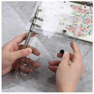 ปกแพลนเนอร์ใส 6 ห่วง Transparent Binder 6 rings - A5, A6, A7