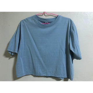 เสื้อยืด Oversize crop