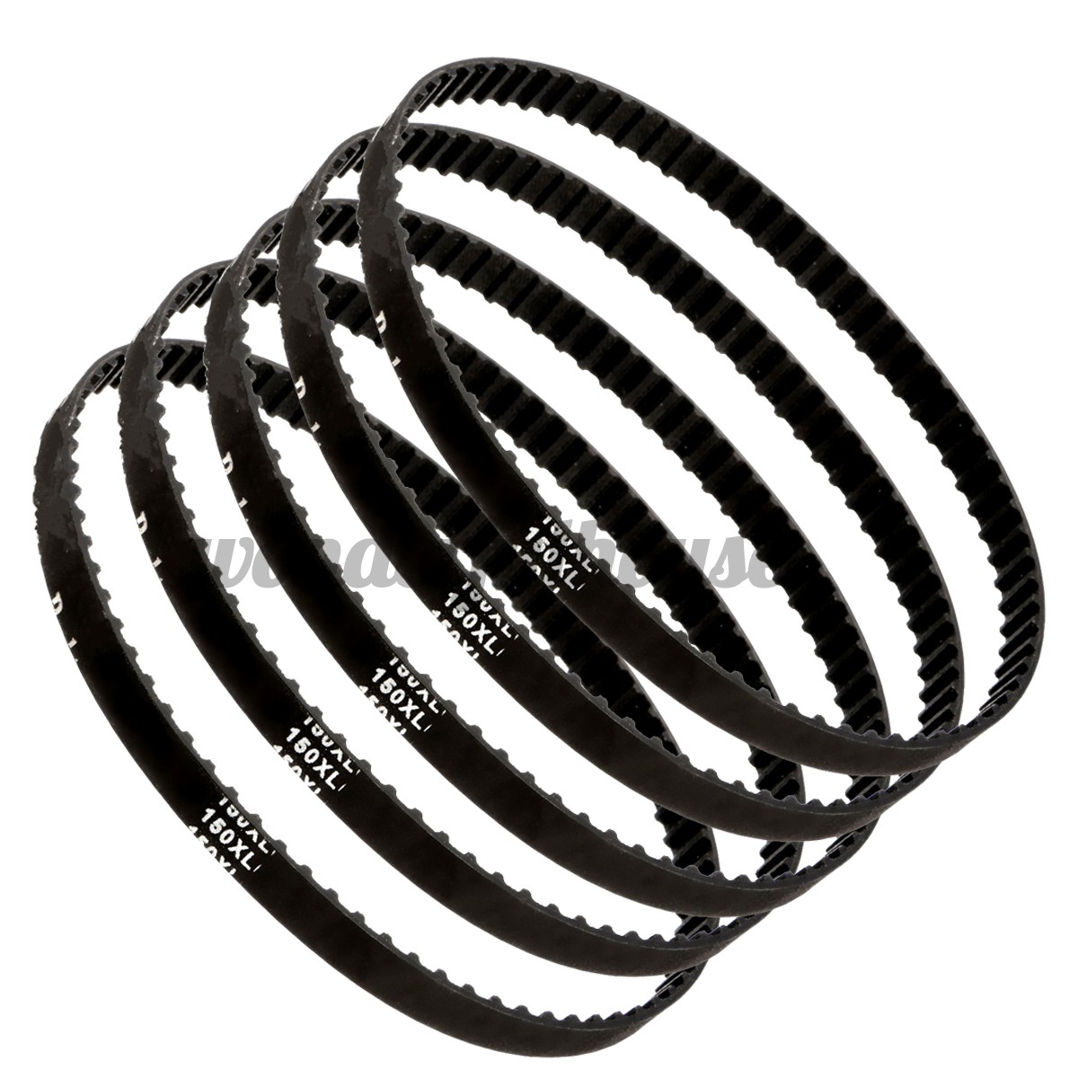 2 pezzi cinghia dentata nera 150XL037 parti di ricambio per levigatrice a nastro a disco WEN 6502 90228-060 accessori per rettificatrice  13