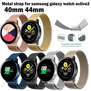 ไลน์ samsung galaxy watch active 2 สายสแตนเลส samsung galaxy watch active 2 40mm 44mm สาย galaxy watch active2 สมาร์ทวอช