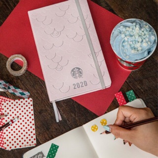 Starbucks year planner 2020 เหลือชมพูสีเดียว