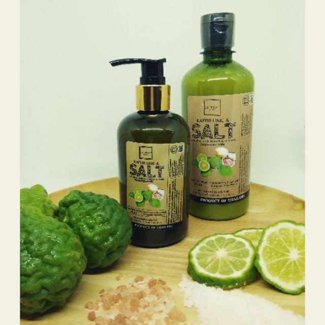 ac แชมพูมะกรูดดอกเกลือ Kaffir Lime & Flower of salt Shampoo