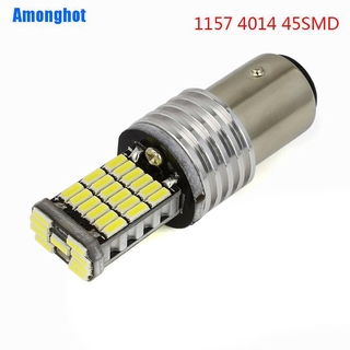 Amonghot หลอดไฟเบรก 1157 Led Canbus P21W 5 W Bay15D 45 Led Smd 4014 สําหรับ