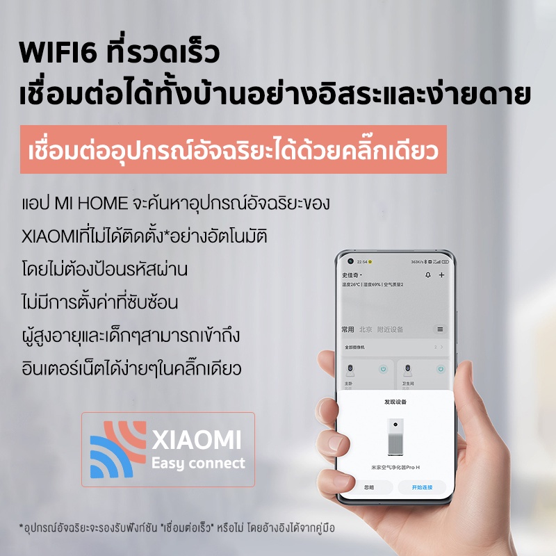 Xiaomi Mi Router AX3000 AIoT WiFi IoT 5G เราเตอร์รับสัญญาณ Wi-Fi 6 ...