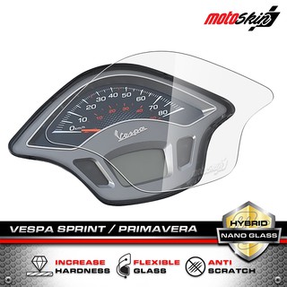 ฟิล์ม Plexiglass กันรอยหน้าปัด VESPA Sprint / Primavera PLEXIGLASS Dashboard Protection Film