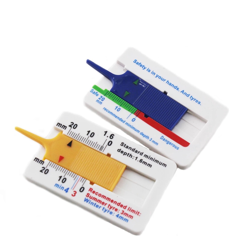 เกจจ์วัดความลึกดอกยาง แบบพกพา มีมาตรฐานความลึกที่เหมาะสมที่ตัวสเกล - รูปที่ 7