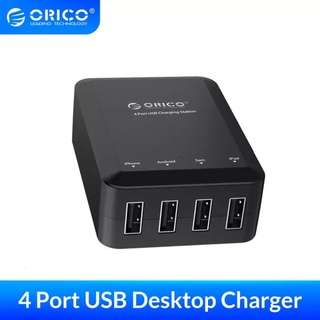 ORICO(DCI-4U) 4 Port USB Travel Charger Max 5V4A Output Portable US Plug Wall USB Charger