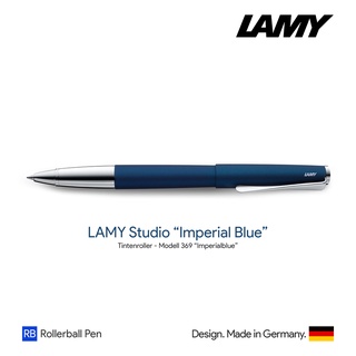 Lamy Studio "Imperial Blue" Rollerball Pen - ปากกาโรลเลอร์บอลล์ลามี่สตูดิโอ สีอิมพีเรียลบลู