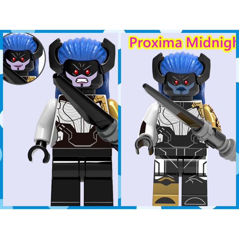 ของเล่นที่เข้ากันได้ Marvel Comics Thanos Proxima Midnight Mini Figure Building block ตุ๊กตาบล็อกตัวต่อของเล่นเด็ก