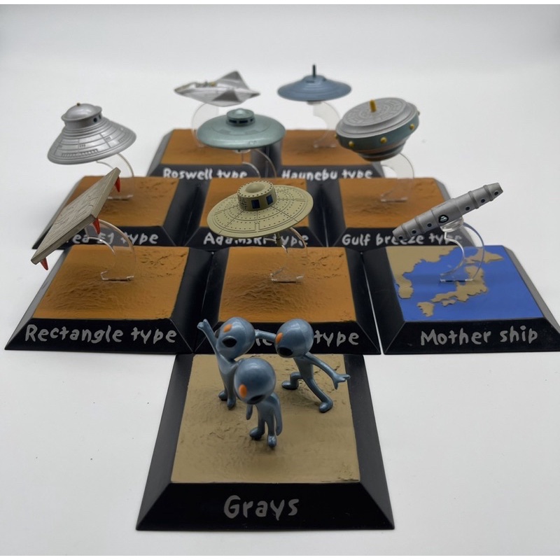 Candy Toy The Spacian UFO’s Set ครบชุด