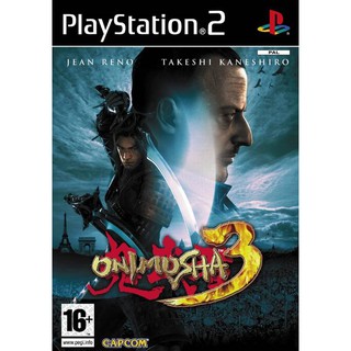 Onimusha 3 PS2 แผ่นเกมส์ps2 เกมเพล2 แผ่นplay2