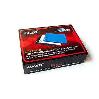 Oker st-2526 usb2.0 2.5"sata external hard drive enclosure