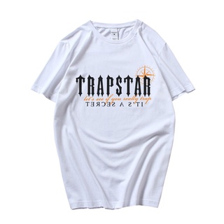 [COD]เสื้อยืด ผ้าฝ้าย 100% พิมพ์ลายตัวอักษรกราฟฟิค Trapstar สไตล์ฮิปฮอป เข้าได้กับทุกชุด สําหรับผู้ชาย