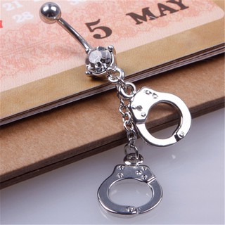 🍁READY STOCK🍁Handcuffs Navel จิวสะดือ